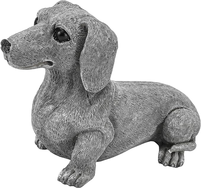 Dachshund Statue 6.7'' x 4.7'' Garden Decor by Unknown