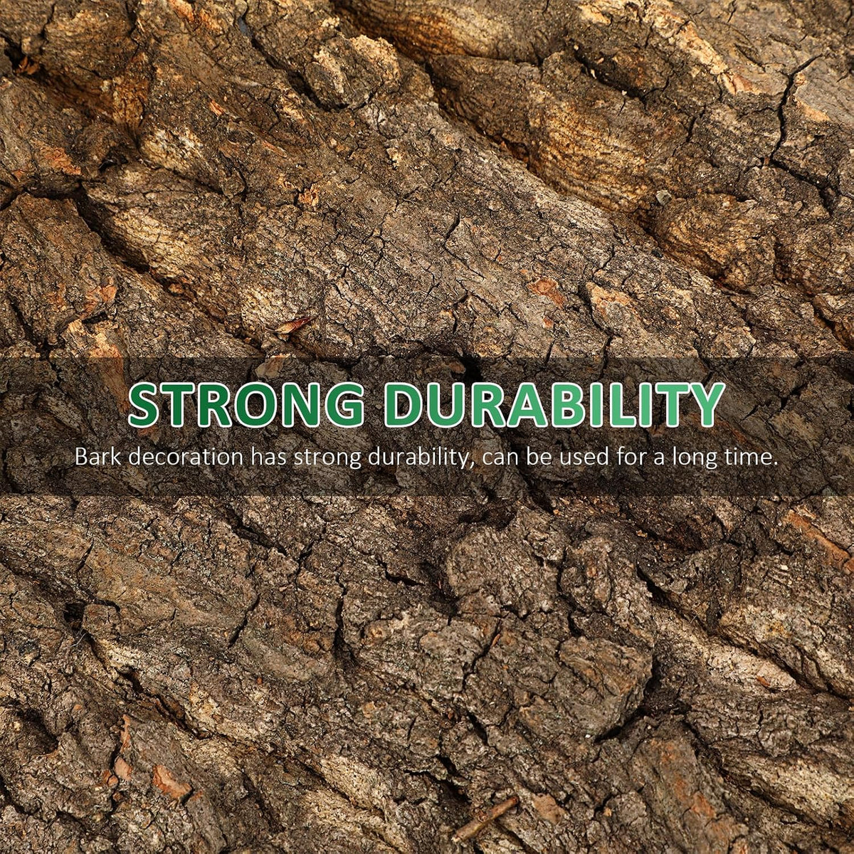 DOITOOL 2 PCS Natural Cork Bark Background, 11.8" x 7.9" Reptile Tree Bark Reptile Hides for Tank Backdrop Climbing Wall Terrarium Decor Accessories for Bearded Dragon Lizard Geckos Tortoise