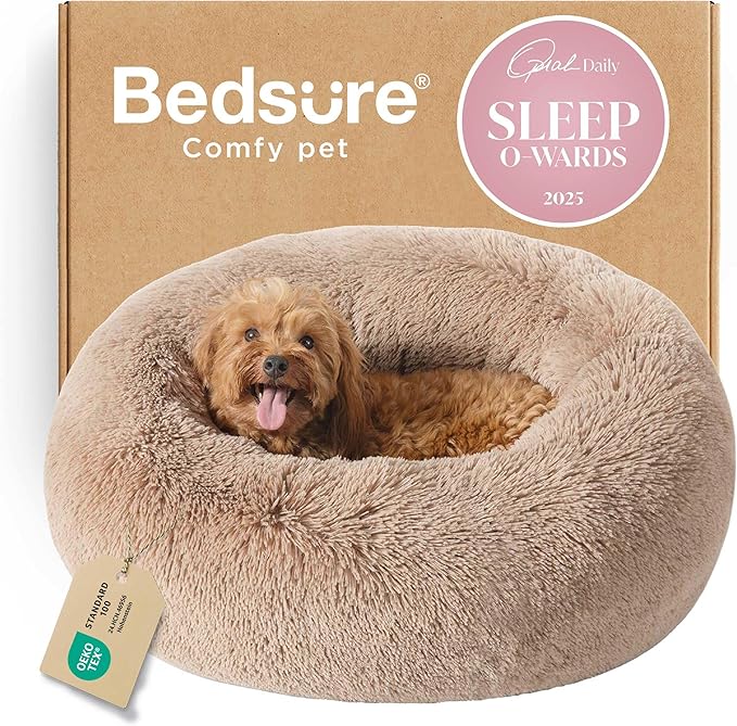 Bedsure Calming Dog Bed for Small Medium Dogs by BEDSURE