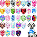 30 Pack Large Tie Dye Dog Bandanas Stitch Dog Bandana Bulk Reversible Print One by Bestwishforyou