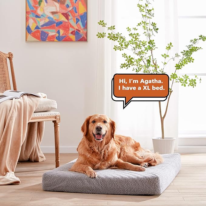 Memory Foam Large Dog Bed, Cooling Dog Beds - Image 6