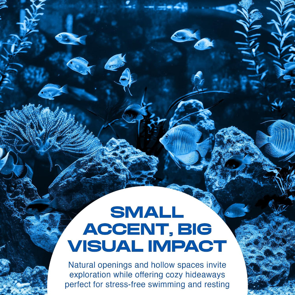 Penn-Plax Swimming Sea Turtle Decor, Aquarium Fish Tank - Small