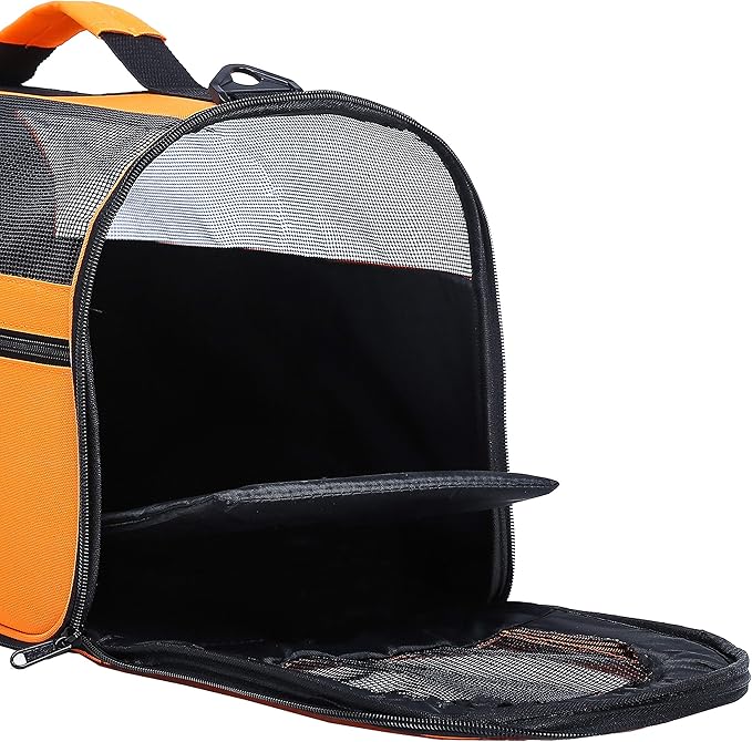 Pawer 18” x 10” x 10”Soft-Sided Foldable Airline Approved Pet Carrier - Image 7