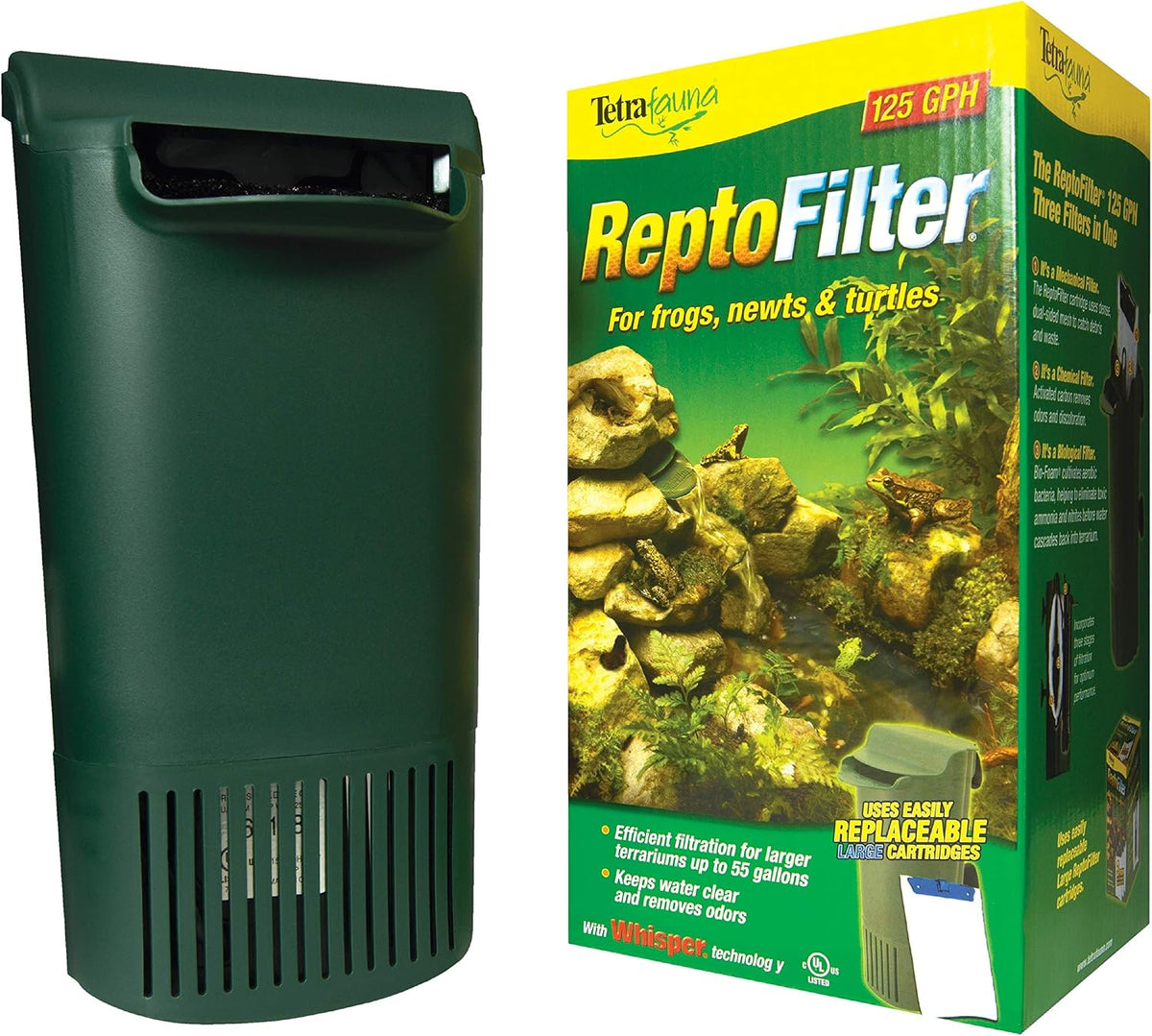 Tetra ReptoFilter Terrarium Filter, 125 GPH