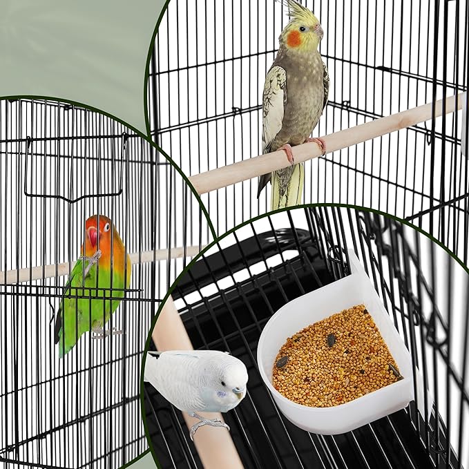 Yaheetech 53'' Large Bird Cage Budgie Cage - Image 6