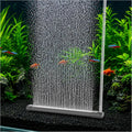 Aquarium Air Bubble Strip, Fine Bubble Wall Air Stone Bar for Fish Tank, High Dissolved Oxygen Diffuser, Aeration Bubbler Decorations for Freshwater & Saltwater Tanks (6.3 Inch)