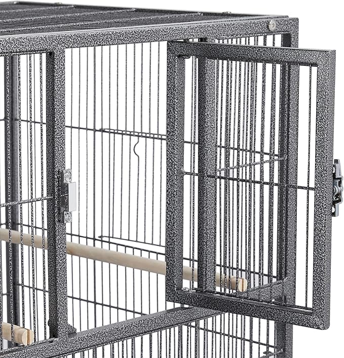 Yaheetech Stackable Bird Cage Divided Breeder Breeding Parakeet Bird Cage - Image 8