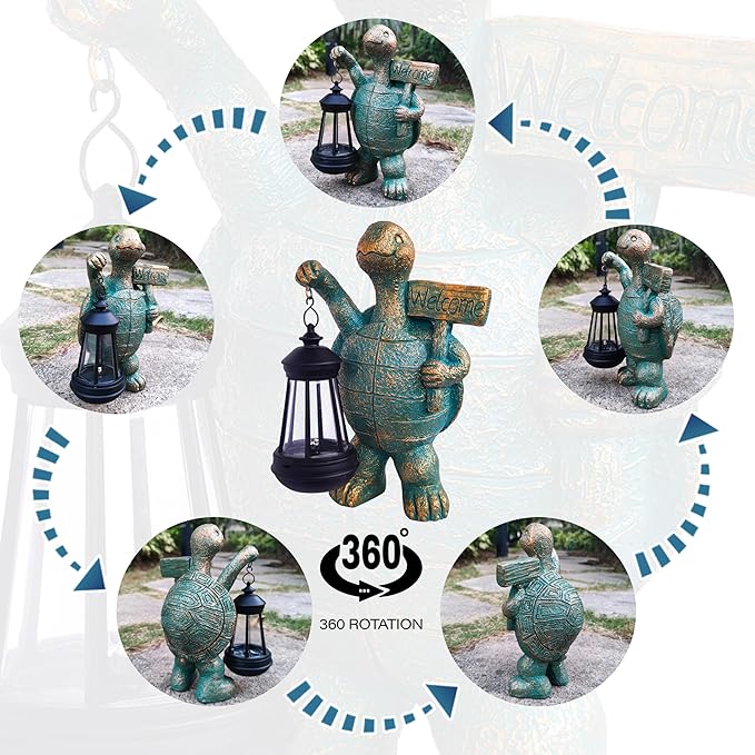 Turtle Garden Statue Outdoor Décor - Image 6