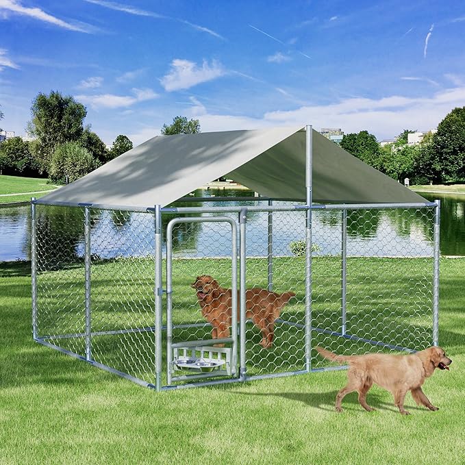 7.5×7.5×5.3 FT Outdoor Dog Kennel - Image 9