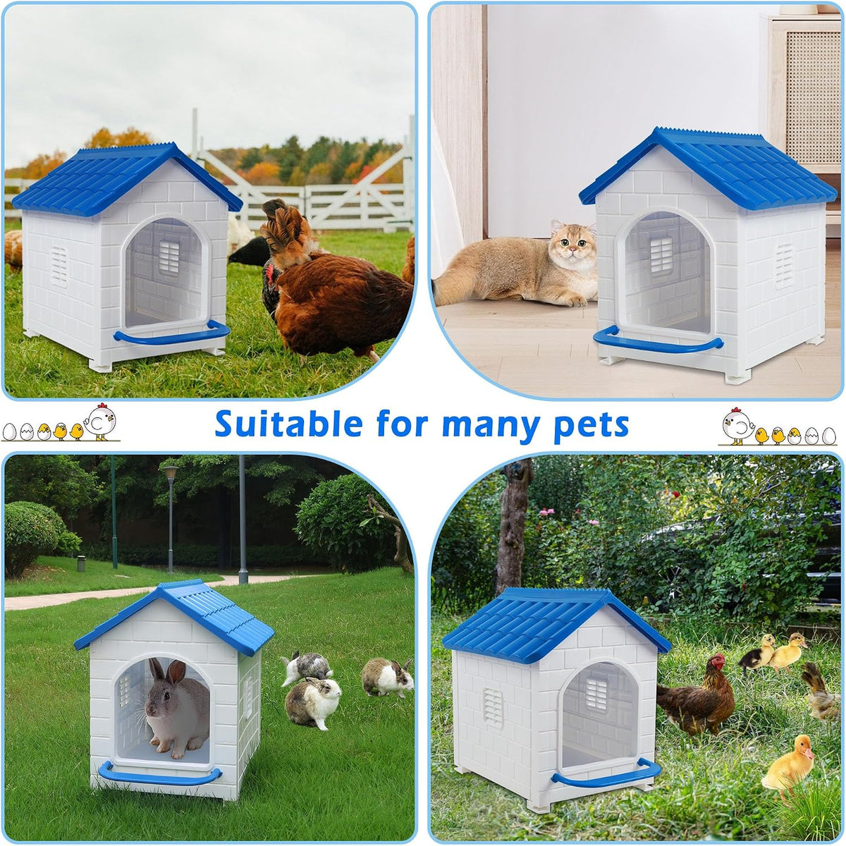 Nesting Boxes for Chicken, Large Single Compartment Chicken Nesting Boxes