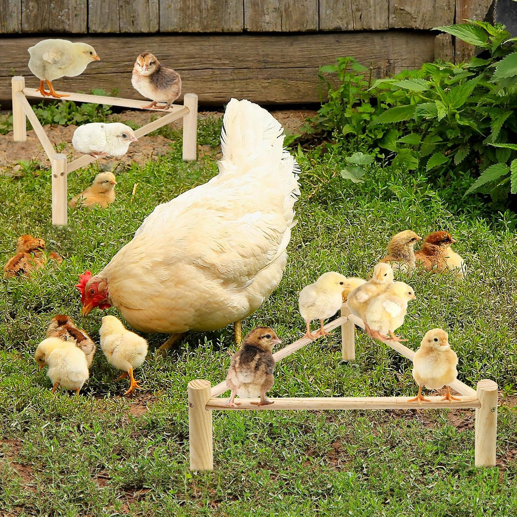 Chicken Perch for Coop & Brooder, Pine Wooden Chicken Roosting Bars (1 PCS)