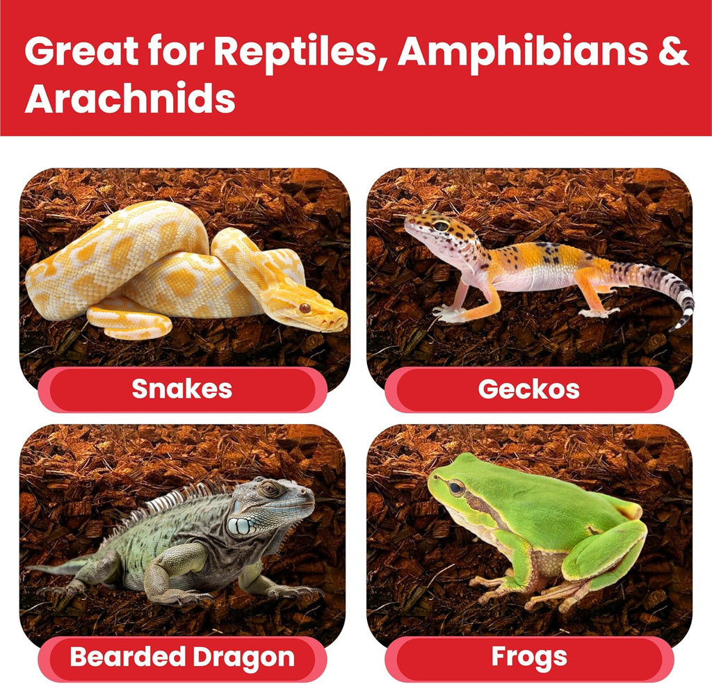 Gro-Med ReptiCare Compressed Coconut Chip Substrate for Reptiles 64 Quart Coco Husk Bedding Block for Ball Pythons, Snakes, Tortoises, Crested Geckos, Frogs, Hermit Crabs or Lizard Terrarium Tanks