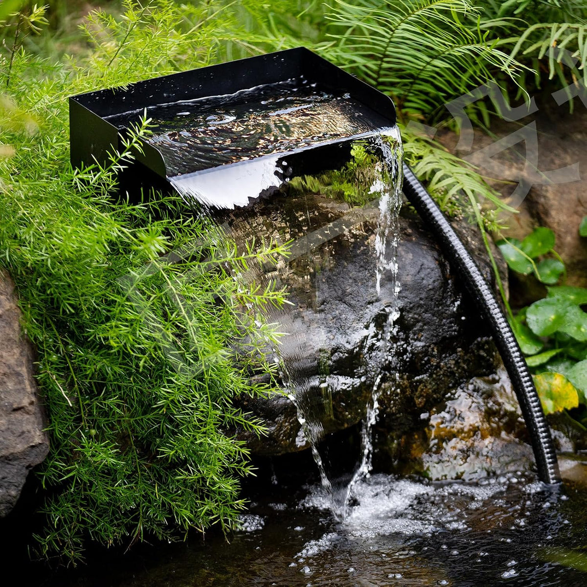 Biling 12" Pond Waterfall Spillway Kit,40W 660GPH Waterfall Pump for Stream