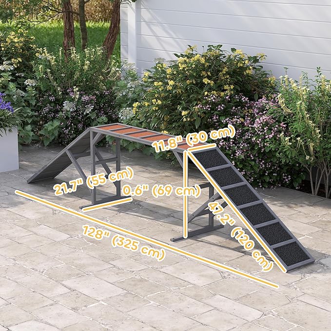 PawHut Wooden Dog Agility Equipment - Image 7