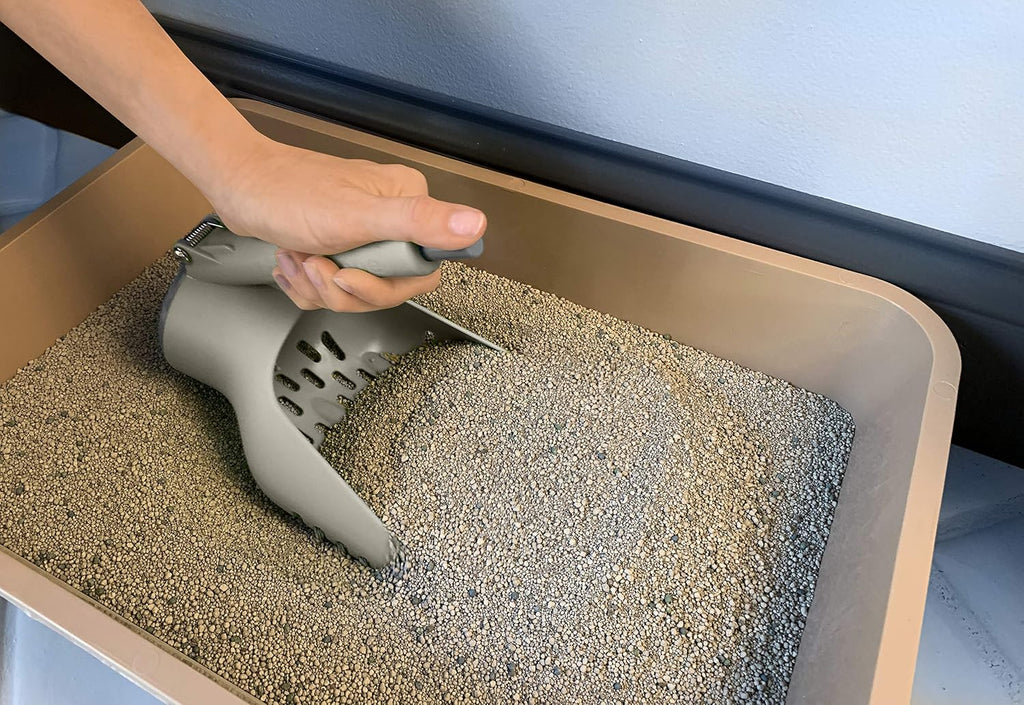 Cat Litter Scoop and Release - Gray, Litter Lifter, Poop Scoop