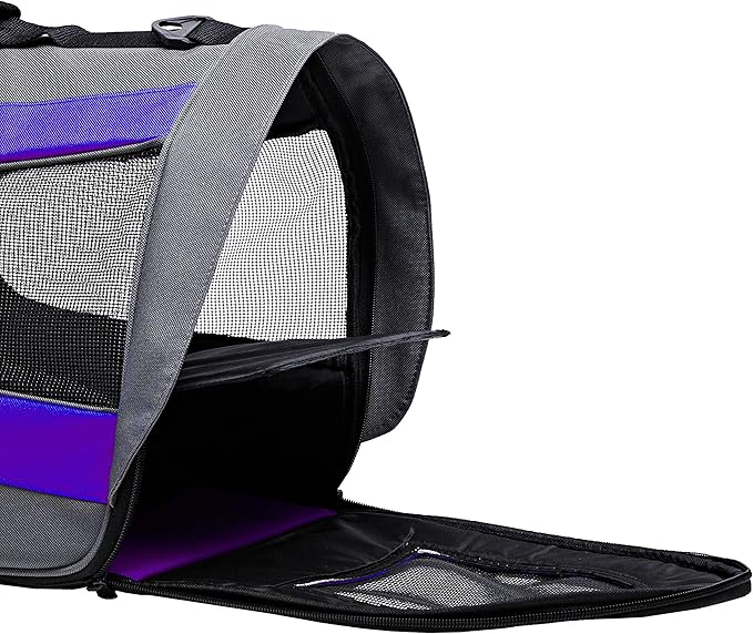 Pawer 18” x 11”x 11” Soft-Sided Foldable Airline Approved Pet Carrier - Image 8