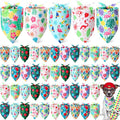 Weewooday 50 Pcs Hawaiian Dog Bandanas Bulk by Weewooday