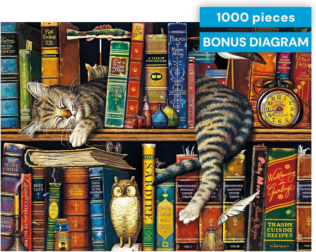 Buffalo Games Charles Wysocki, Frederick the Literate, 1000 Piece Puzzle