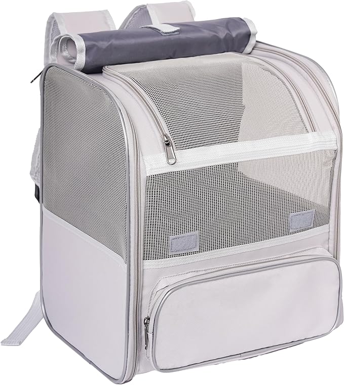 Pesen Cat Backpack Carrier, Breathable & Foldable Pet Carriers by Unknown