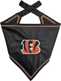 Pets First NFL Cincinnati Bengals TIE Bandana, Small/Medium. Dog Bandana Scarf by PETSFIRST