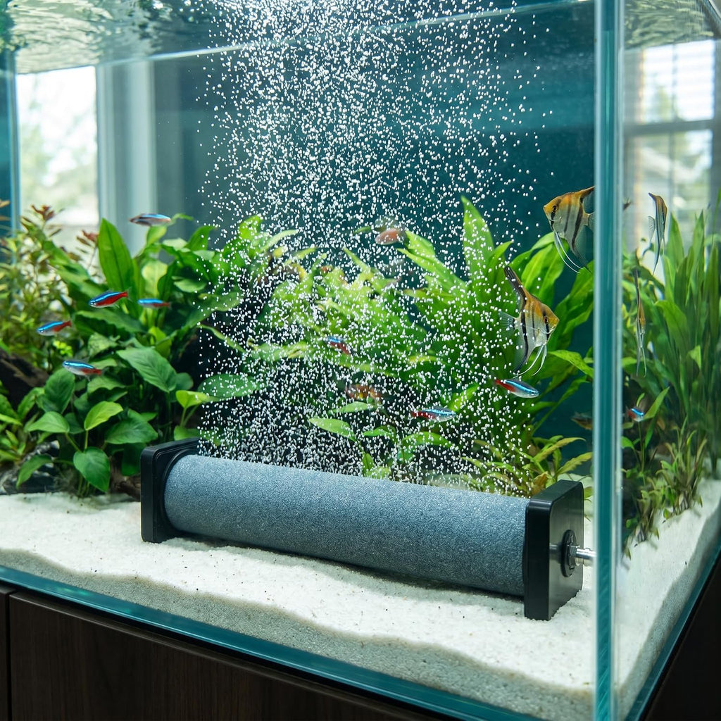 Long Sintered Air Stone, 40x200mm Metal Connector Aquarium Bubbler