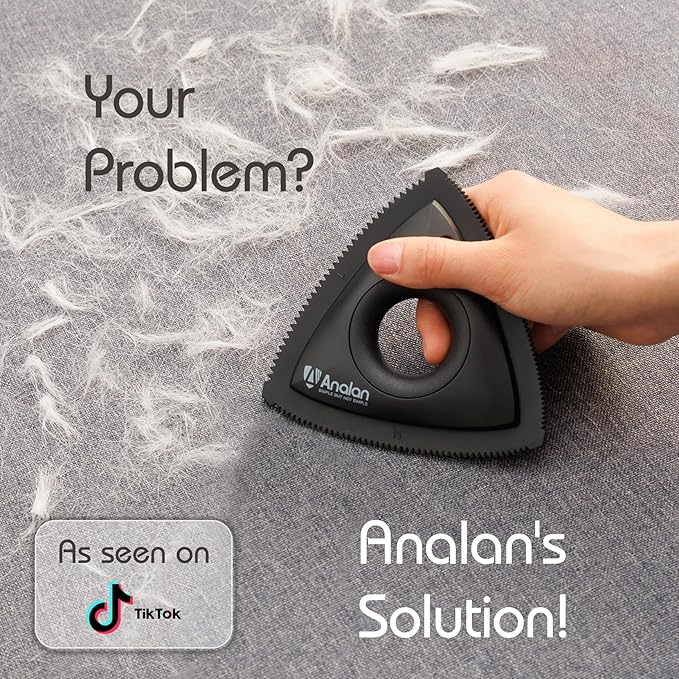 Analan Mini Pet Hair Remover for Car Detailing Supplies, Carpet Dog Hair - Image 2
