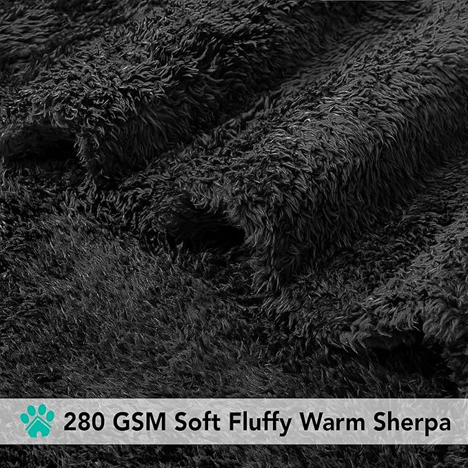 PetAmi Dog Blanket for Large Dogs, Calming Pet Throw for Bed, Washable Sofa - Image 4