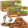 Legigo 2 Pack Coconut Husk for Reptiles, Natural Coconut Fiber Substrate