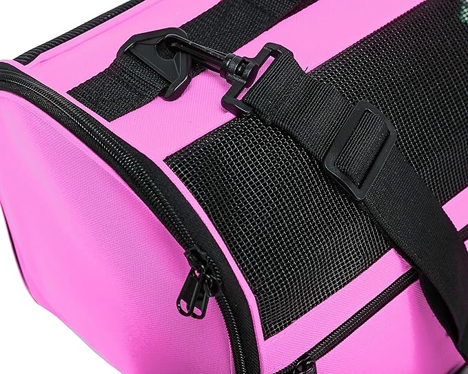 Pawer 18” x 10” x 10”Soft-Sided Foldable Airline Approved Pet Carrier - Image 9