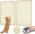 White Cat Scratching Mat Sisal, 2 Packs Sisal Fabric Large Cat Scratching Pad by GraciadecoStorage