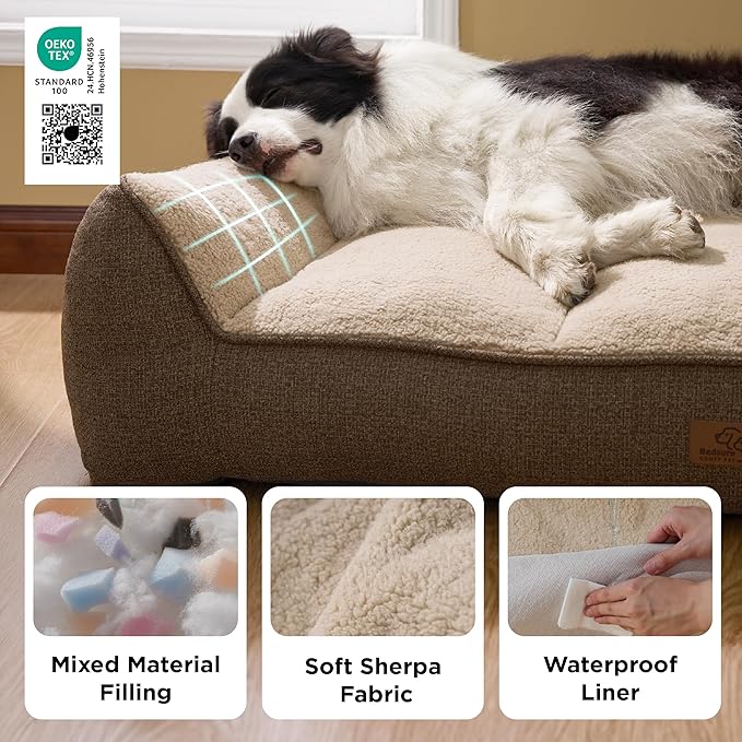 Bedsure SupportMax™ XL Plus Orthopedic Dog Beds Large Sized Dog - Image 5