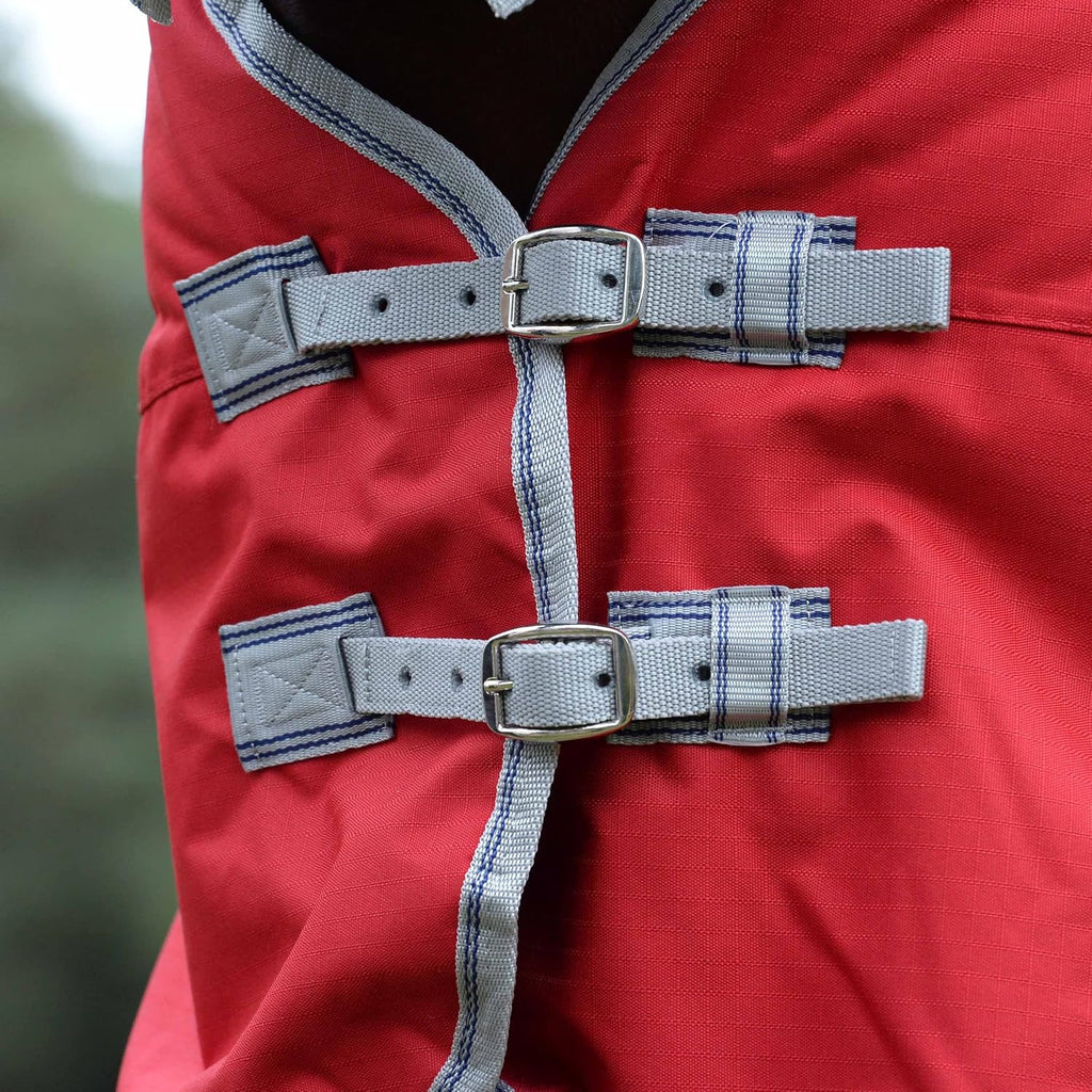 WeatherBeeta ComFiTec Classic Standard Neck Lite, Red/Silver/Navy, 69"