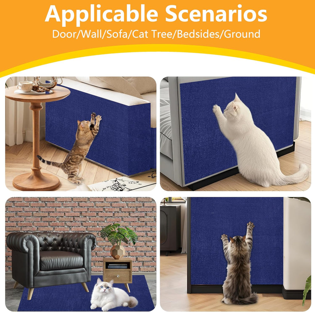 Cat Scratch Pad for Wall, Scratch Furniture Protector(39.3”×15.8”)