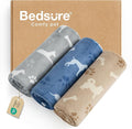 Bedsure 1 Pack 3 Pet Blankets, Super Soft Fluffy Premium Fleece Flannel by BEDSURE