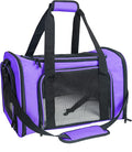 Soft Sided Carrier for Small Medium Cats Dogs, TSA Airline Approved Collapsible by NextFri