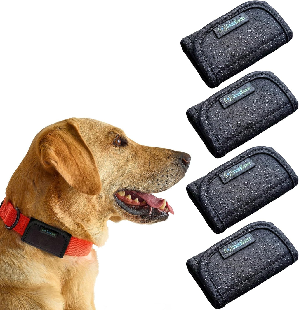 AirTag Holder for Pet Collars and Travel Straps – Compatible with Apple AirTag, Dual Layer Neoprene Wrap with Waterproof Shockproof Case, Secure Flat No Dangle Mount