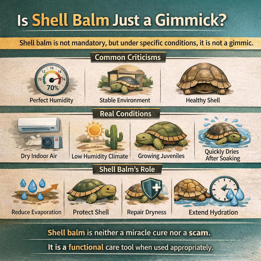 Reptile Shell Balm 2 Oz Turtle Shell Care Conditioner Moisturizer for for Tortoise, Lizard, Reptiles in Dry Environment Prevent Skin Dryness on Basking Platform, Tank, and Rock 60 g