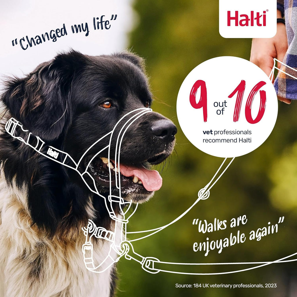 Halti Headcollar | Size 4, Red | Training Collar for Large Dogs