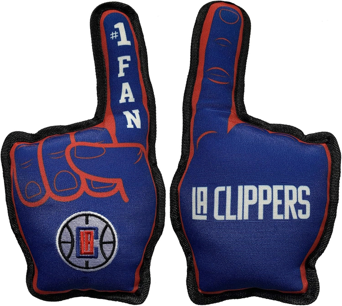 Pets First NBA #1 Fan Toy. Best Sports Dog Toy with Double Stitched Trim and Tough Nylon Material Filled with Chewable Polyfil and Inner Squeaker