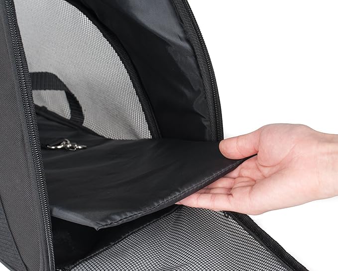 Pawer Soft-Sided Pet Carrier for Cat and Small Dog, Medium Size, Washable 600D - Image 4