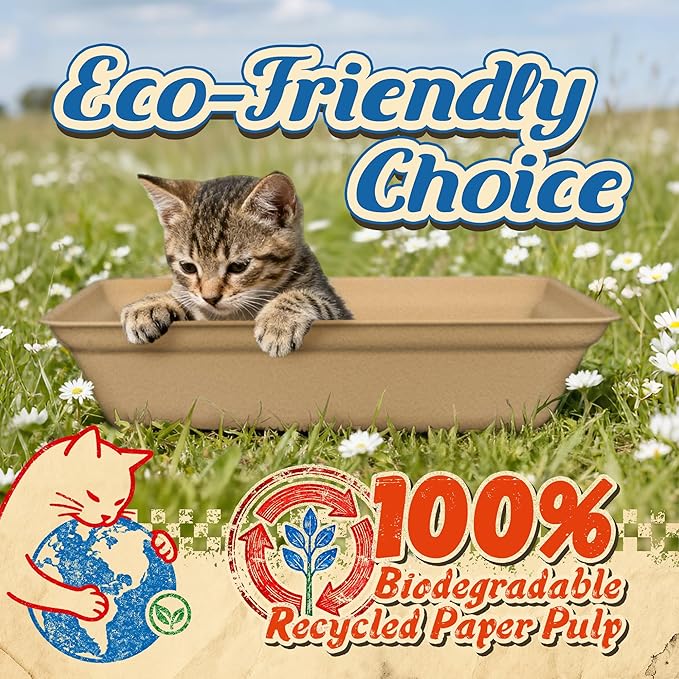 12-Pack Disposable Litter Boxes - Image 2