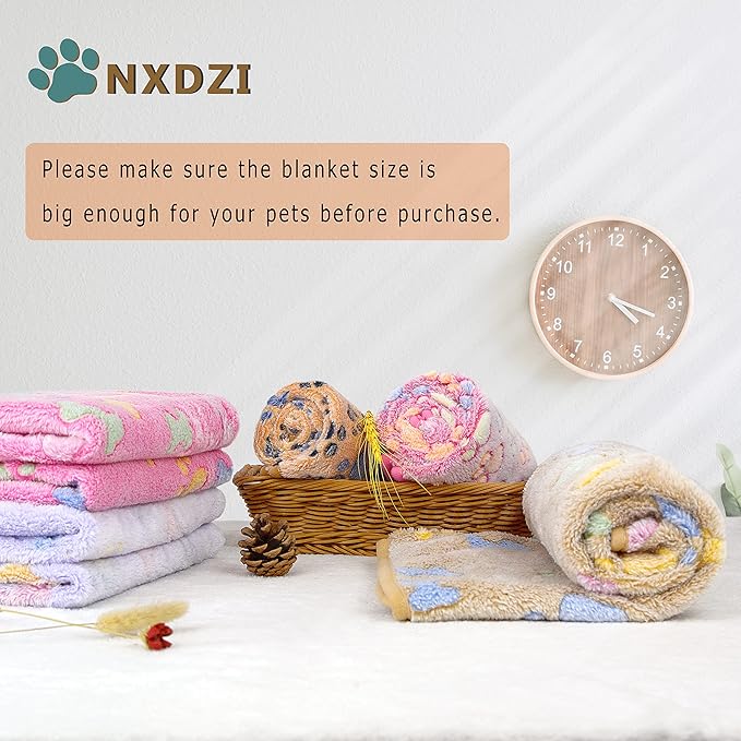 Dog Blankets for Large Dogs, 3 Pack Dog Blanket Washable 41" x 31", Fuzzy Soft - Image 3