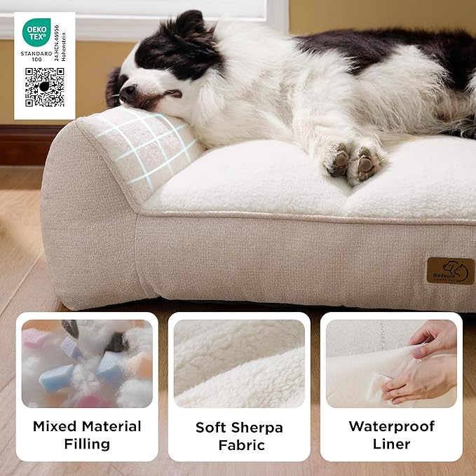 Bedsure SupportMax™ XL Pro Orthopedic Dog Beds Large Sized Dog - Image 5