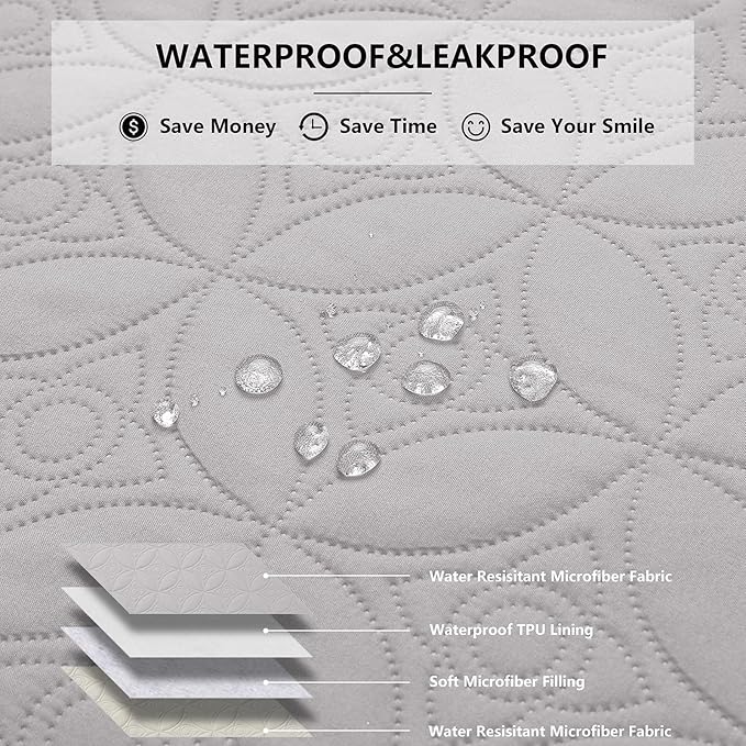 Waterproof Dog Blanket, 30x53 inches Small Pet Couch Covers - Image 2