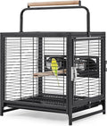 Yaheetech 25.5'' Wrought Iron Bird Travel Carrier Cage Parrot Cage by Yaheetech