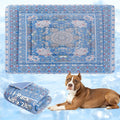 BINGPET Cooling Mat for Dogs, 48x28in Reversible Self-Cooling Dog Pad
