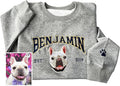 NAZENTI Custom Dog Mom Embroidered Sweatshirt by Nazenti