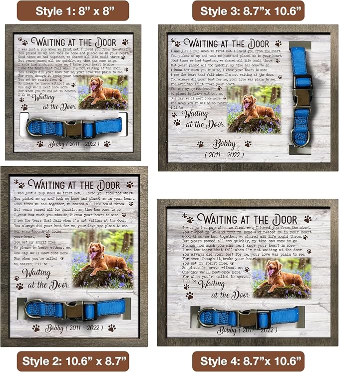 Customized Pet Memorial Picture Frame Dog Picture Loss Gift - Image 4