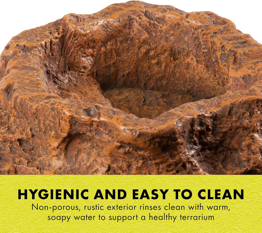 Zilla Terraced Dish, Reptile Feeding Dish, Medium