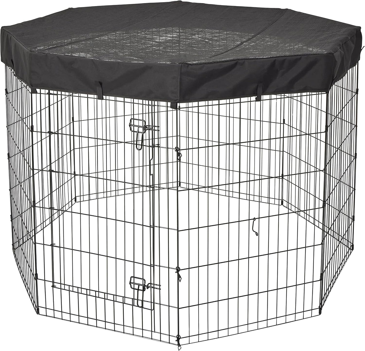 MidWest Homes for Pets Octagon Exercise Pen Fabric Mesh Top